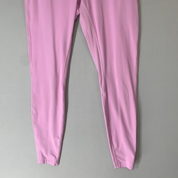 Lululemon Women Leggings 8 Pink Lilac High Rise Active Full Length Yoga 28 - Picture 3 of 10
